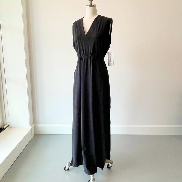 NWT Athleta Marlow Maxi Dress Womens XS / S - Black - Picture 2 of 10